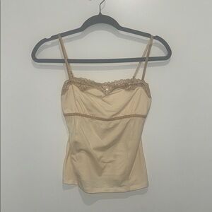 Abercrombie & Fitch Lace-Trim Cami Tank Top Medium